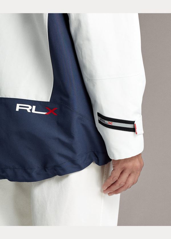 Kurtki Ralph Lauren Kedleston RLX Jacket Męskie Granatowe Białe | TVWO3932