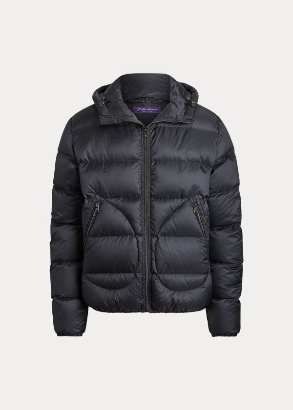 Kurtki Ralph Lauren Mackay Down Jacket Męskie Granatowe | QNFE2876