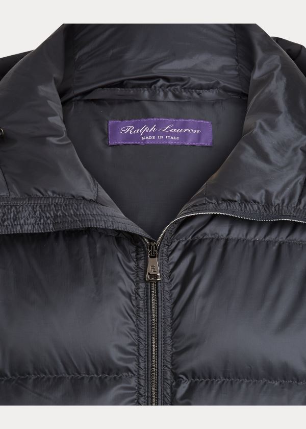 Kurtki Ralph Lauren Mackay Down Jacket Męskie Granatowe | QNFE2876