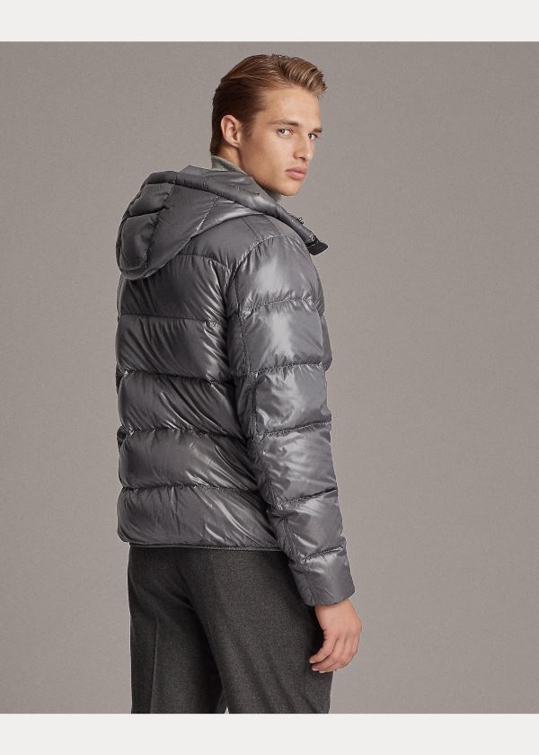 Kurtki Ralph Lauren Mackay Down Jacket Męskie Szare | GUQC1897