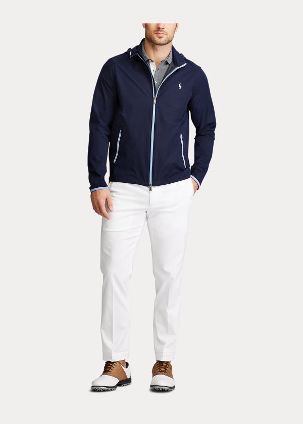 Kurtki Ralph Lauren Packable Hooded Jacket Męskie Granatowe | XZQQ5272