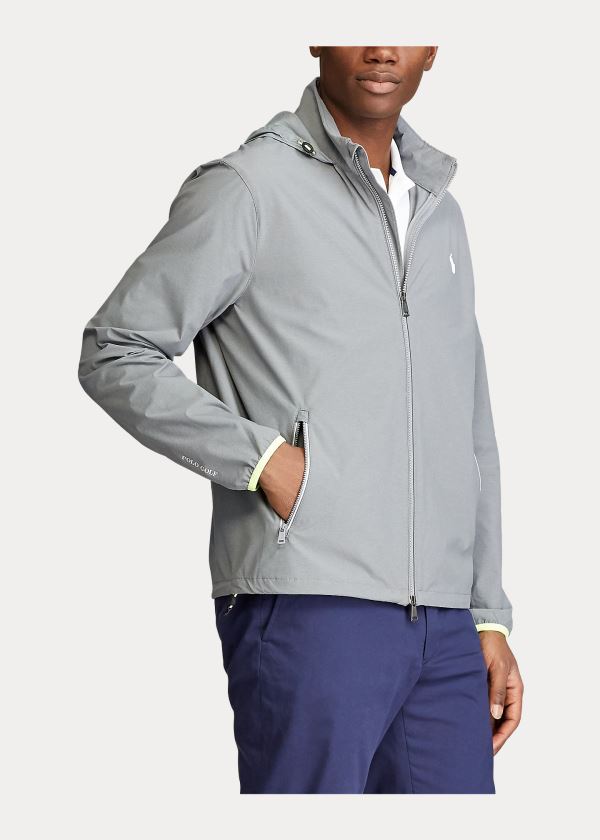 Kurtki Ralph Lauren Packable Stretch Jacket Męskie Szare | XNUH8992