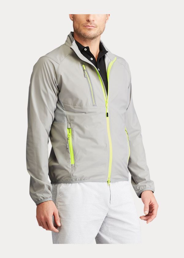 Kurtki Ralph Lauren Packable Windbreaker Męskie Szare | YPDL1602