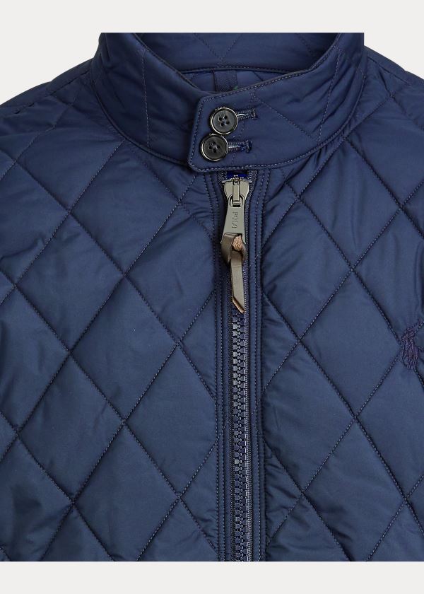 Kurtki Ralph Lauren Quilted Jacket Męskie Granatowe | JUCF6282