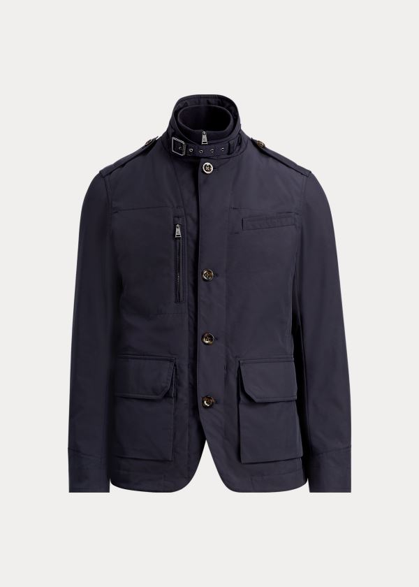 Kurtki Ralph Lauren RLX Down-Panel Jacket Męskie Granatowe | JSXC5489