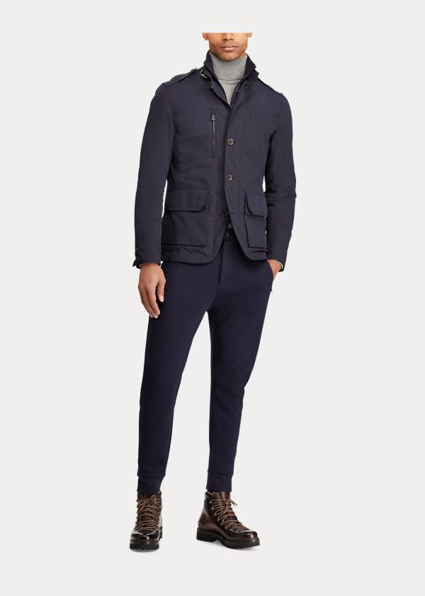 Kurtki Ralph Lauren RLX Down-Panel Jacket Męskie Granatowe | JSXC5489