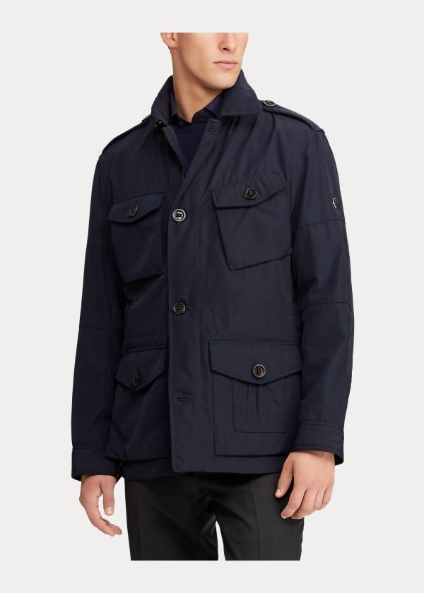 Kurtki Ralph Lauren RLX Field Jacket Męskie Granatowe | LSEG9199