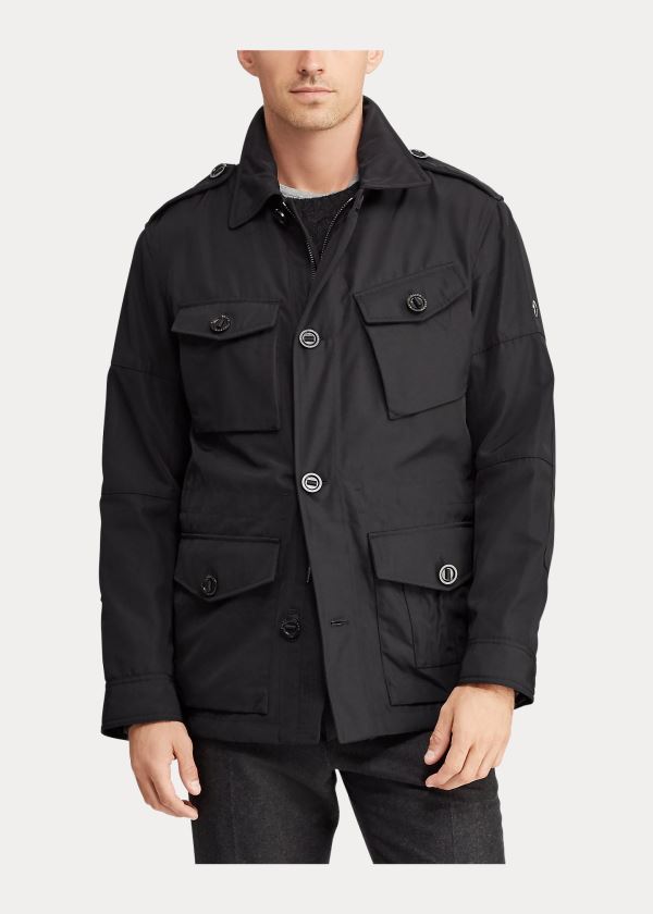 Kurtki Ralph Lauren RLX Field Jacket Męskie Czarne | DJEF9407