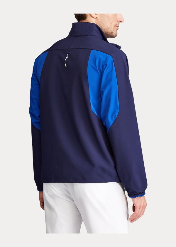 Kurtki Ralph Lauren Stretch Pullover Jacket Męskie Granatowe | FRJY6997