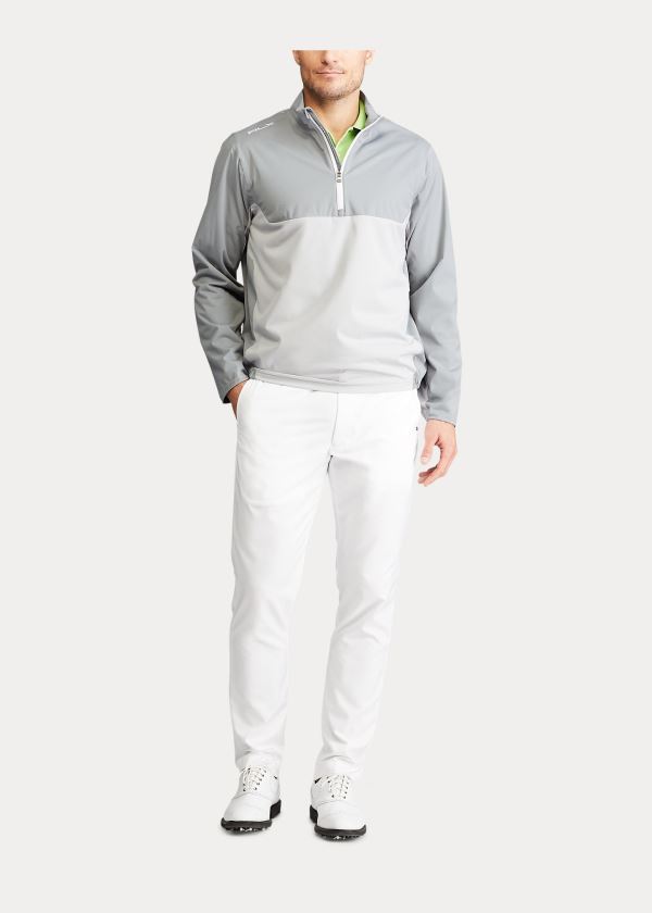 Kurtki Ralph Lauren Water-Repellent Stretch Jacket Męskie Szare Szare | CZRV4596