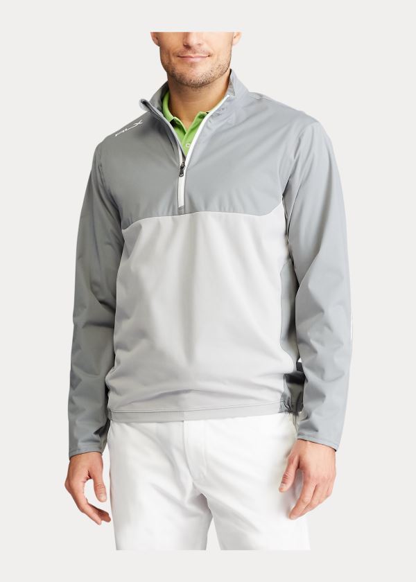 Kurtki Ralph Lauren Water-Repellent Stretch Jacket Męskie Szare Szare | CZRV4596