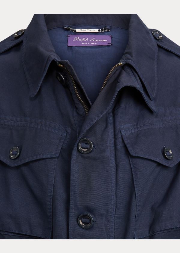 Kurtki Ralph Lauren Whitton Field Jacket Męskie Granatowe | ODKT5863