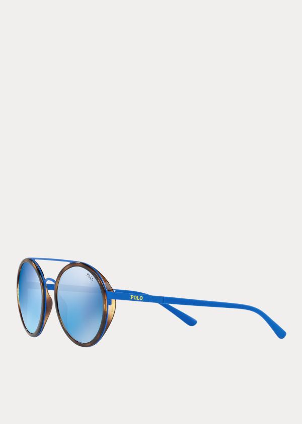 Okulary Przeciwsłoneczne Ralph Lauren Double-Bridge Sunglasses Damskie Czarne | EOTH7134