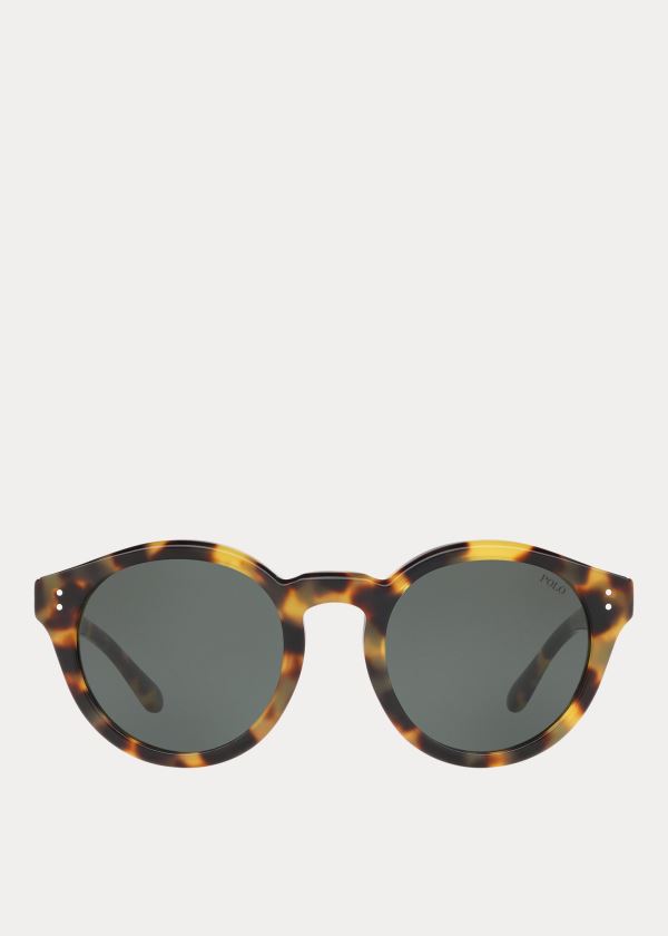 Okulary Przeciwsłoneczne Ralph Lauren Heritage Sunglasses Damskie Ciemny Zielone Panterka | ARQB5600