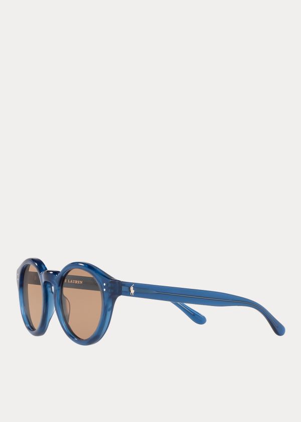 Okulary Przeciwsłoneczne Ralph Lauren Heritage Sunglasses Damskie Niebieskie | NSUW0259