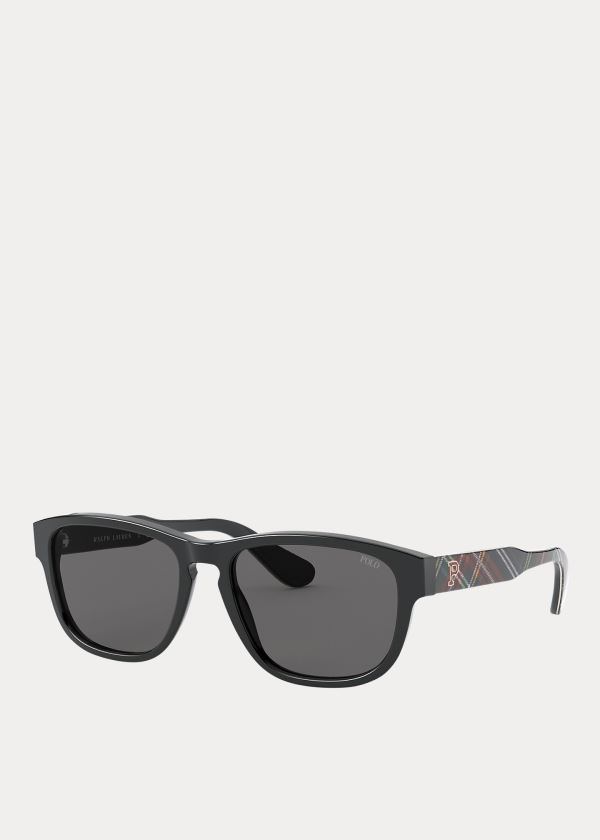 Okulary Przeciwsłoneczne Ralph Lauren Tartan Collegiate Sunglasses Męskie Ciemny Niebieskie | VQKH9106