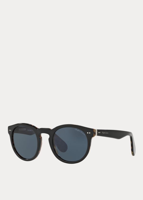 Okulary Przeciwsłoneczne Ralph Lauren The RL Bedford Sunglasses Męskie Czarne | DUFU7879