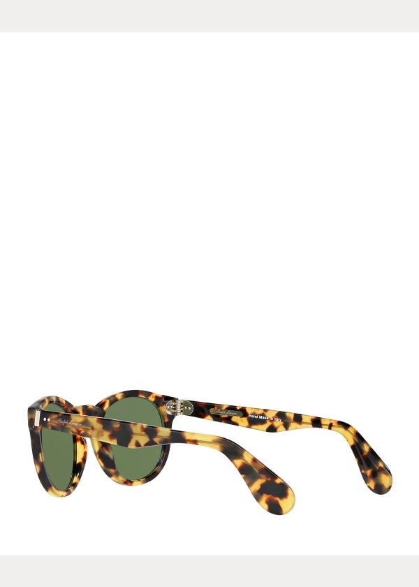 Okulary Przeciwsłoneczne Ralph Lauren The RL Bedford Sunglasses Damskie Zielone | ZLAO0496