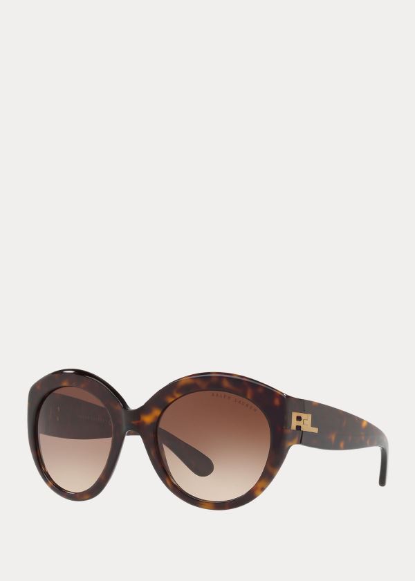 Okulary Przeciwsłoneczne Ralph Lauren Tinted Round Sunglasses Damskie Bordowe | RBCF0534