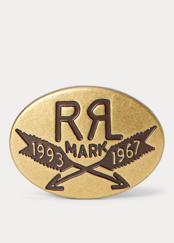 Others Ralph Lauren Crossed-Arrows Pin Męskie Złote | GFYP5741