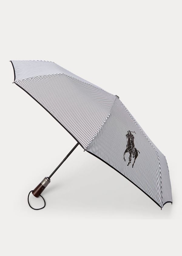 Parasole Ralph Lauren Parker Collapsible Umbrella Damskie Czarne | HCVN5152