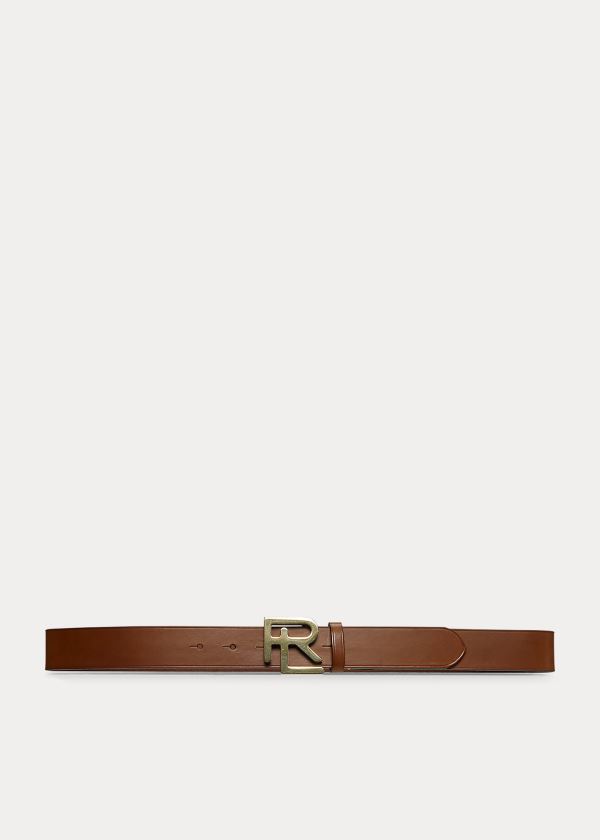 Paski Ralph Lauren RL Vachetta Leather Belt Damskie Brązowe | JBWQ1100