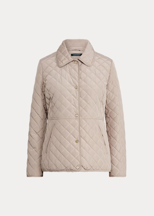 Płaszcze Ralph Lauren Quilted Jacket Damskie Brązowe | NPCD5255