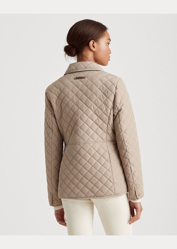 Płaszcze Ralph Lauren Quilted Jacket Damskie Brązowe | NPCD5255