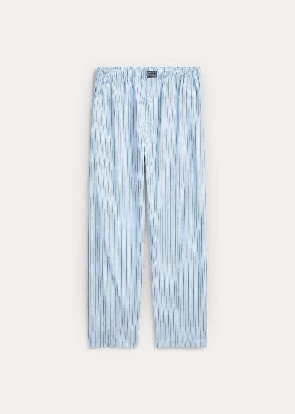 Piżama Ralph Lauren Striped Pajama Pant Męskie Niebieskie | XGZF4868