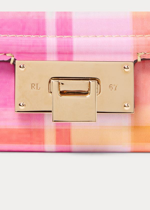 Portfele Ralph Lauren Petite Hinge-Lock Wallet Damskie Kolorowe | HYPP6993