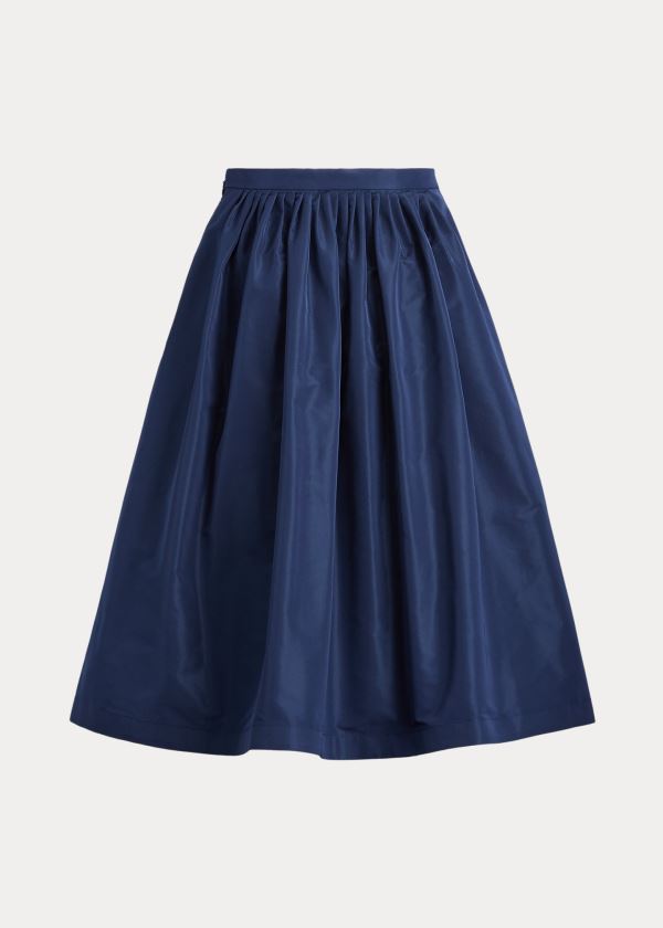 Spódnice Ralph Lauren Emilia Faille Skirt Damskie Jasny Granatowe | BZAV2446