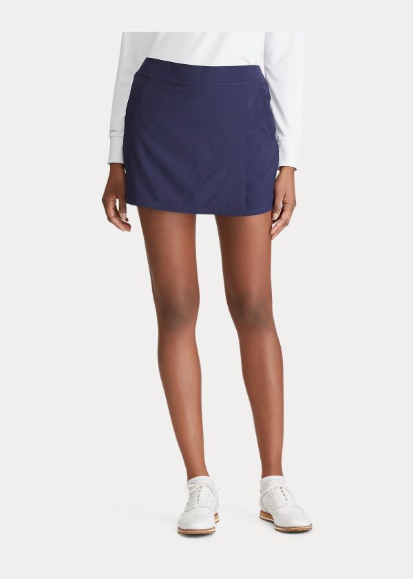 Spódnice Ralph Lauren Stretch Golf Skort Damskie Granatowe | RQDO8069