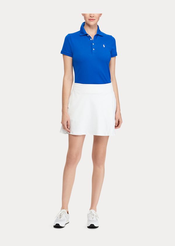 Spódnice Ralph Lauren Stretch Jersey Skort Damskie Białe | IOIL2902