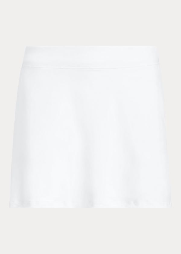 Spódnice Ralph Lauren Stretch Jersey Skort Damskie Białe | IOIL2902