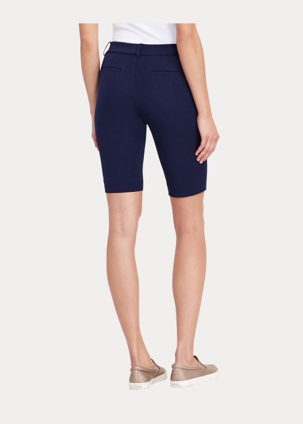 Spodenki Ralph Lauren Bi-Stretch Twill Short Damskie Granatowe | WYXN2340