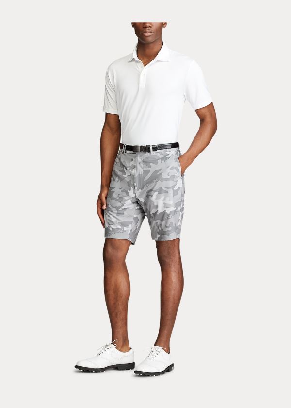 Spodenki Ralph Lauren Classic Fit Camo Stretch Short Męskie Szare Camo | YHWP9461