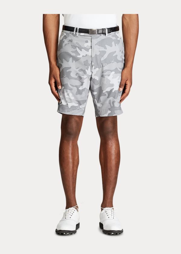 Spodenki Ralph Lauren Classic Fit Camo Stretch Short Męskie Szare Camo | YHWP9461