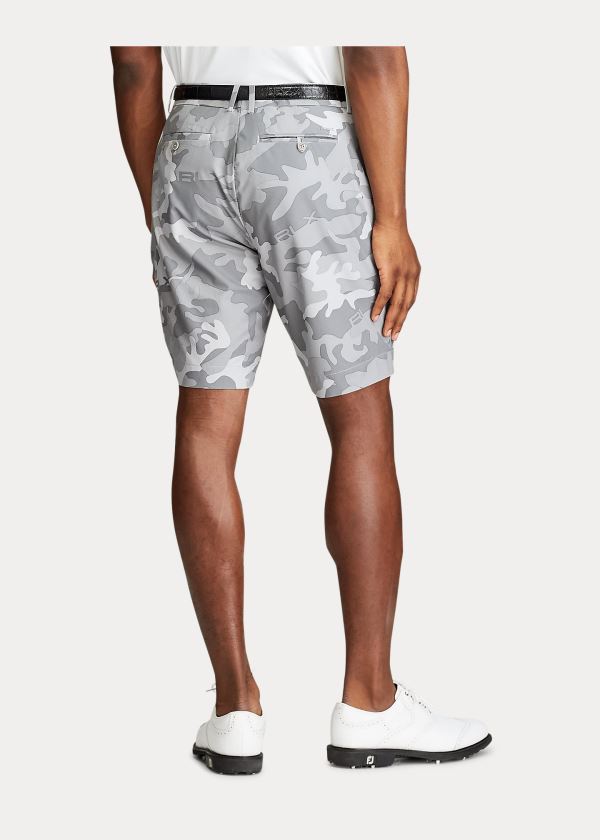 Spodenki Ralph Lauren Classic Fit Camo Stretch Short Męskie Szare Camo | YHWP9461