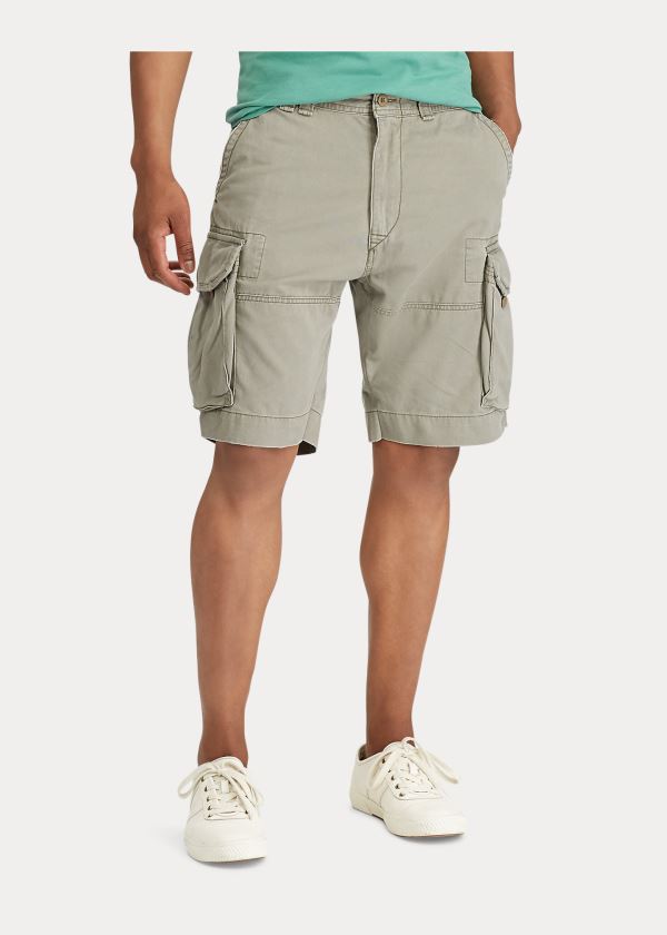 Spodenki Ralph Lauren Classic Fit Cargo Short Męskie Zielone | FRSC2642