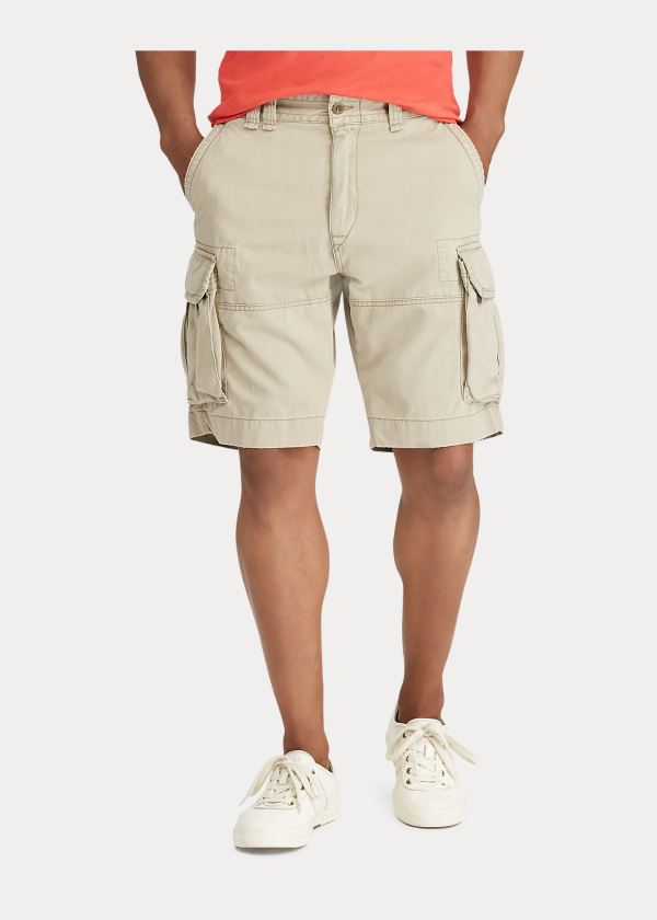 Spodenki Ralph Lauren Classic Fit Cargo Short Męskie Brązowe | FOSI1372