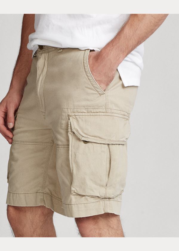 Spodenki Ralph Lauren Classic Fit Cargo Short Męskie Brązowe | MGAJ3042