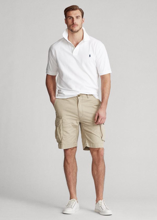 Spodenki Ralph Lauren Classic Fit Cargo Short Męskie Brązowe | MGAJ3042