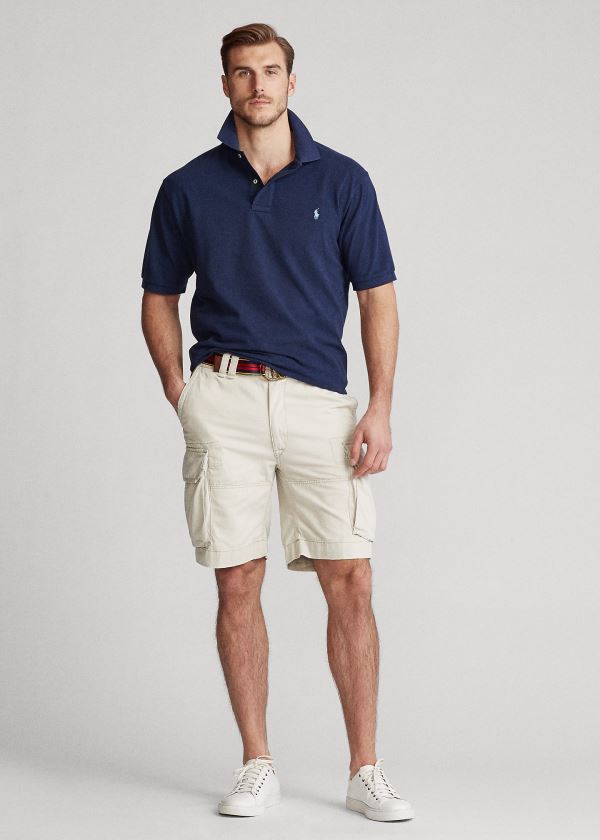 Spodenki Ralph Lauren Classic Fit Cargo Short Męskie Beżowe | FNAS1957