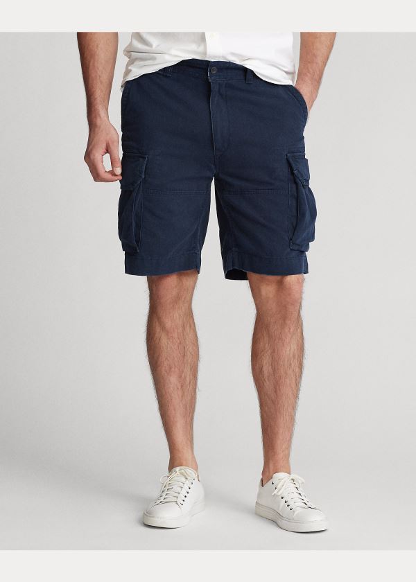 Spodenki Ralph Lauren Classic Fit Cargo Short Męskie Granatowe | WFHJ0741