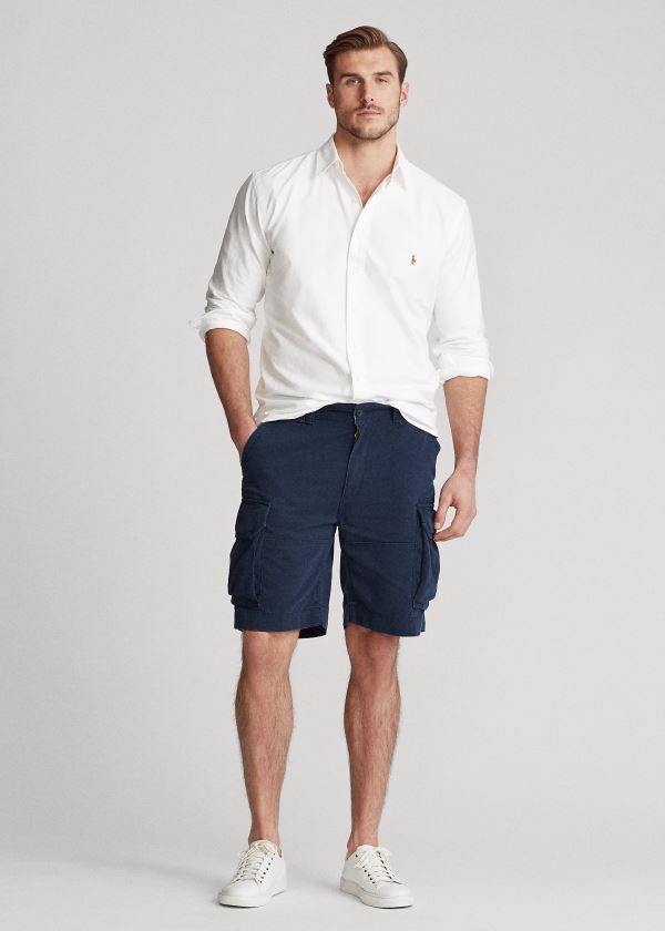 Spodenki Ralph Lauren Classic Fit Cargo Short Męskie Granatowe | WFHJ0741