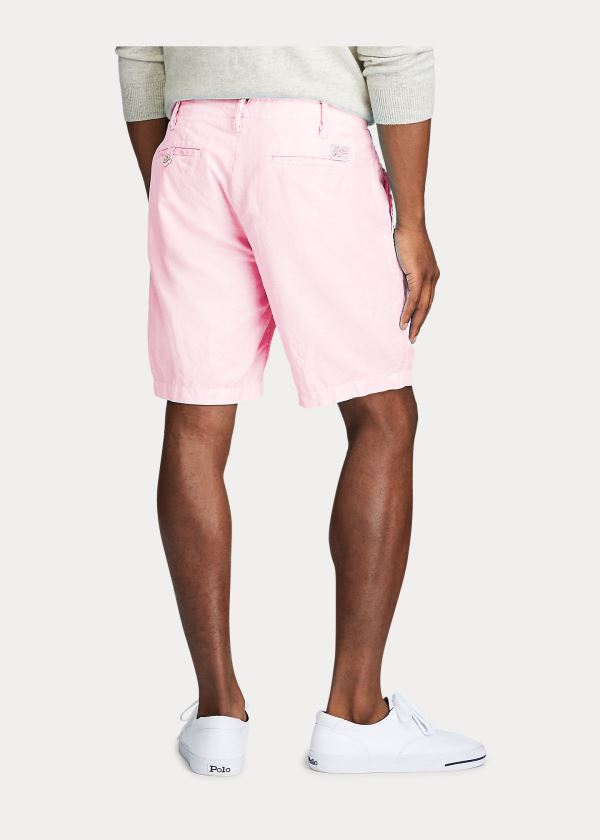 Spodenki Ralph Lauren Classic Fit Chino Short Męskie Różowe | YLAM7230