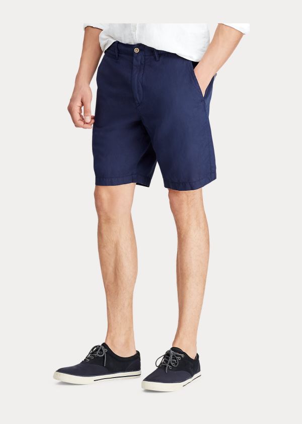 Spodenki Ralph Lauren Classic Fit Chino Short Męskie Granatowe | NJOM6310