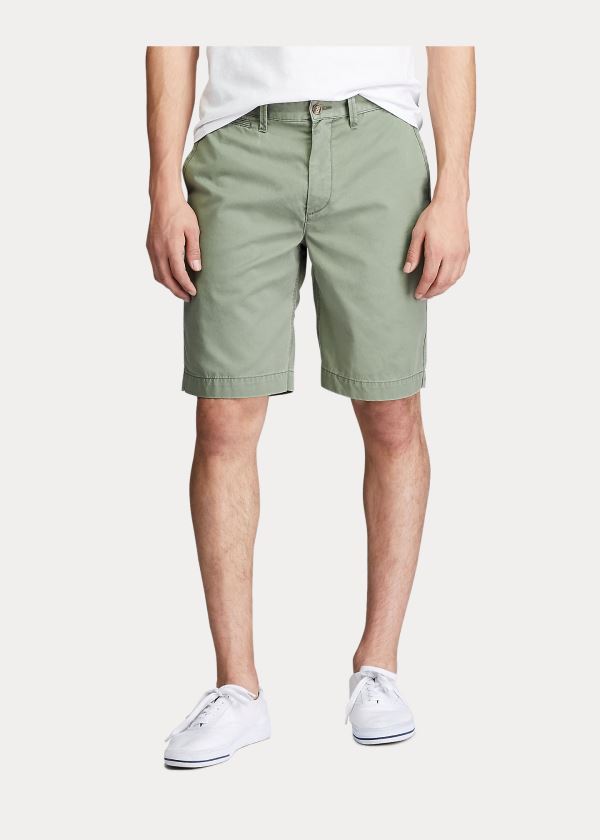 Spodenki Ralph Lauren Classic Fit Chino Short Męskie Zielone | KZZI3534