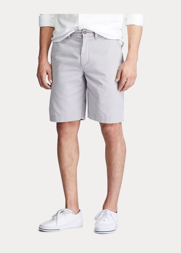 Spodenki Ralph Lauren Classic Fit Chino Short Męskie Szare | WZPK9952