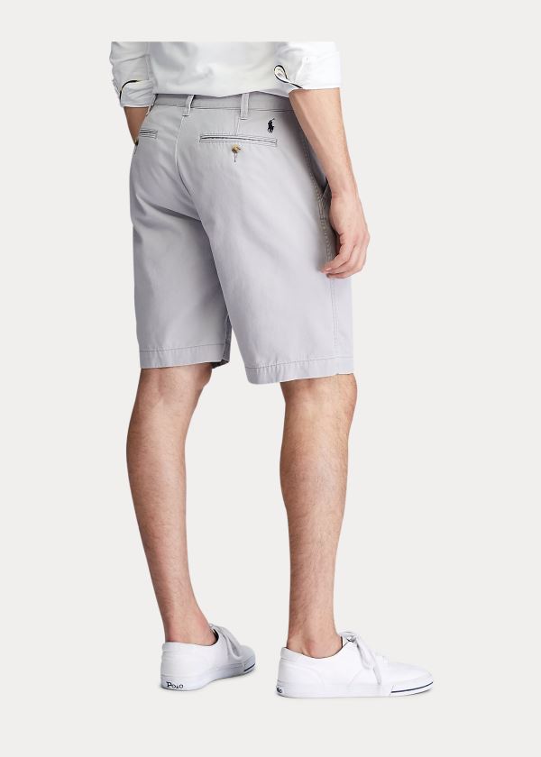 Spodenki Ralph Lauren Classic Fit Chino Short Męskie Szare | WZPK9952